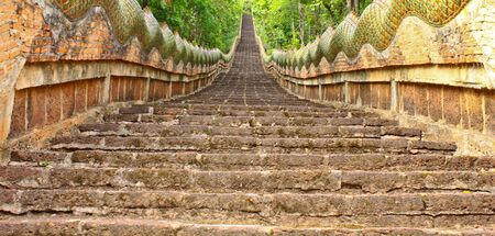 downstair in old temple