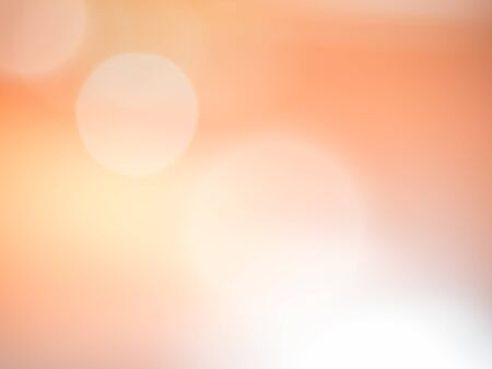 sunrise warm color background with bokeh lightsの写真素材