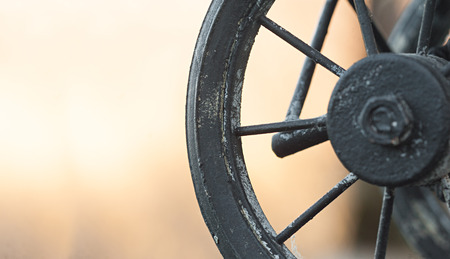Close-up of miniature toy car on nature backgroundの写真素材