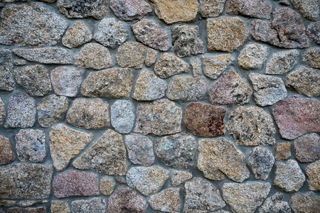 Stone wall textureの写真素材