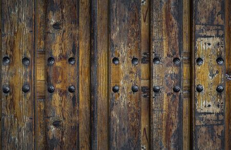 Texture of the wooden doorの写真素材