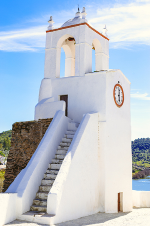 Torre do Relógio in Mértola, Portugal. Colors of Portugal Seriesの写真素材
