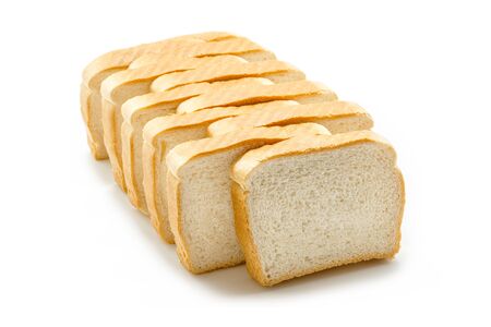 Sliced ??Bread isolated on white background