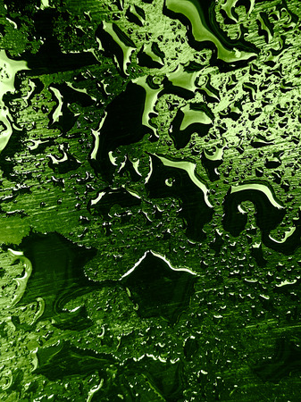 Refreshing Water drops background. Beer bottle effectの写真素材