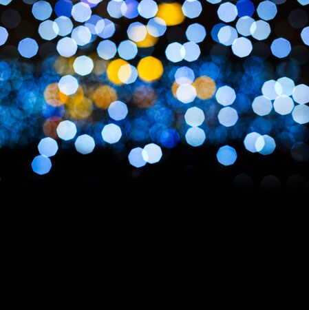Abstract Bokeh lights. Beautiful Christmas background.の写真素材