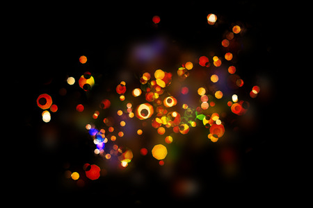 Artistic and abstract Bokeh lights.の写真素材