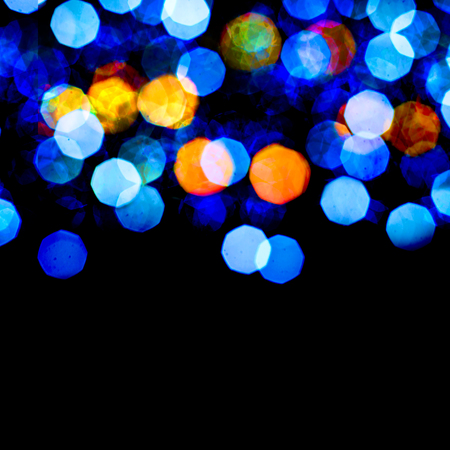 Beautiful and differentl Bokeh lights.の写真素材