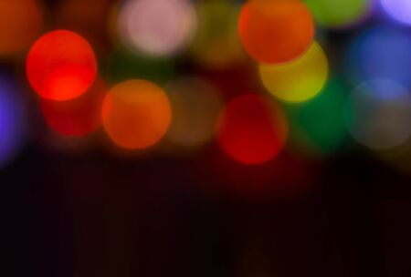 Colorful background with defocused lightsの写真素材