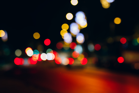 Bokeh traffic light background.の写真素材