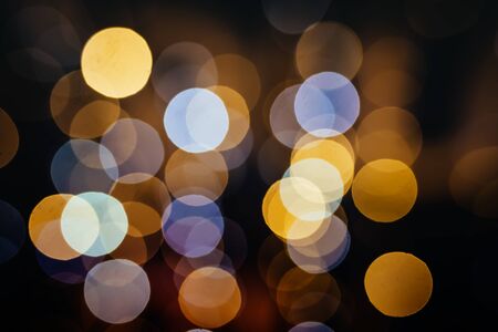 Abstract colorful bokeh backgroundの写真素材