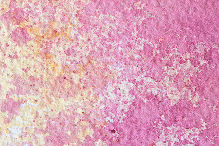 Pink abstract watercolor macro texture background. Colorful handmade technique aquarelle.の写真素材