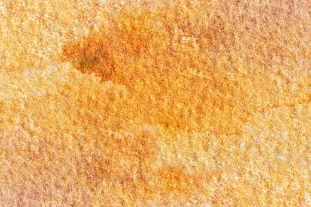 Orange abstract watercolor texture backgroundの写真素材