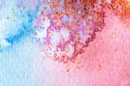 Abstract colorful watercolor macro texture background.の写真素材