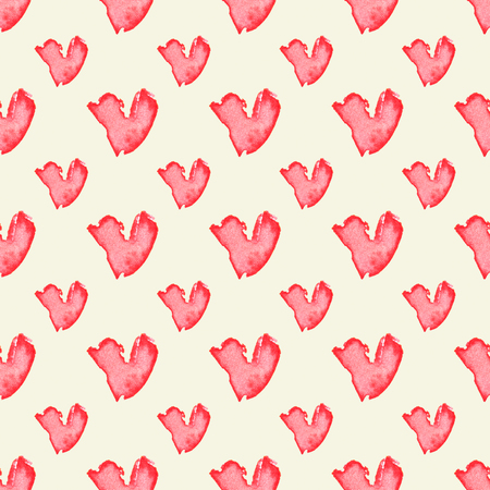 Seamless heart pattern. Tileable background.の写真素材