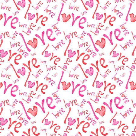 Romantic seamless patterns. Tileable background.の写真素材