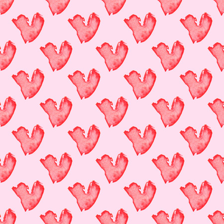 Seamless heart pattern. Tileable background.の写真素材