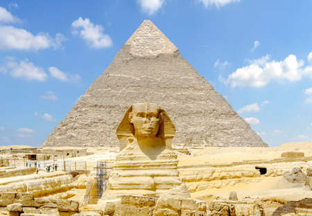 The Great Sphinx of Giza. Egyptの写真素材