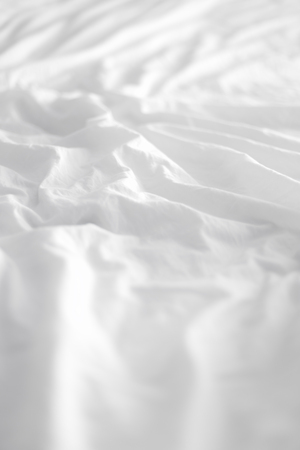 Bedding sheets crease backgroundの写真素材