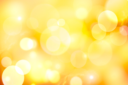 Vintage yellow bokeh abstract background.の写真素材