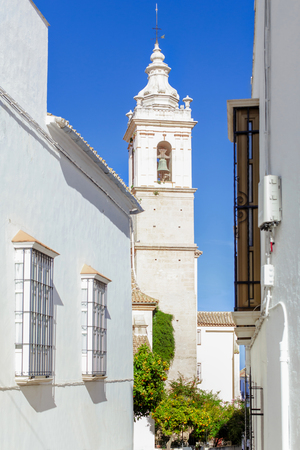 Typical Street in Estepa, province of Seville.の写真素材