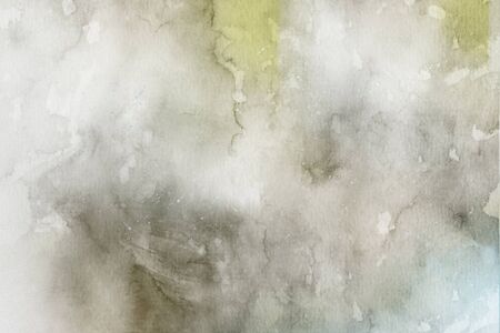 Abstract green and light grey watercolor for background. Creative abstract painted background, wallpaper, texture.の写真素材