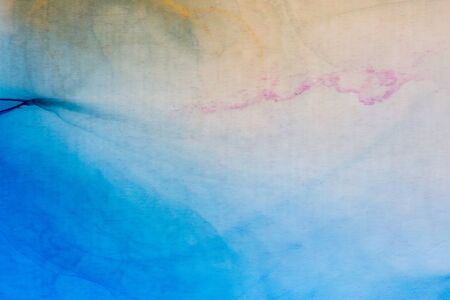 Alcohol ink Ocean abstract background. Modern contemporary art. Trendy wallpaper. Hand painted ink texture.の写真素材