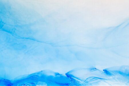 Beautiful Alcohol ink Sea abstract background. Modern contemporary art. Trendy wallpaper. Hand painted ink texture.の写真素材