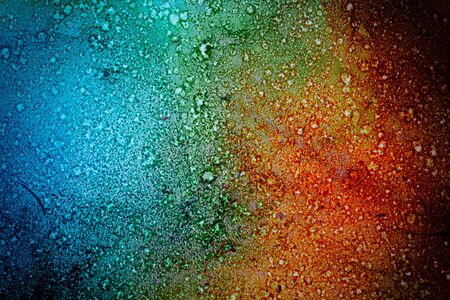 Old Vintage retro background. Hand painted ink texture. Alcohol Ink Artworkの写真素材