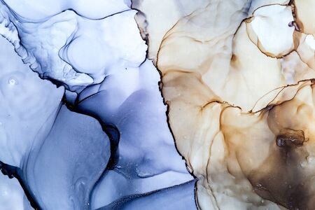 Marble texture. Alcohol ink Abstract background. Modern art. Abstract artwork. Trendy colorful wallpaper.の写真素材