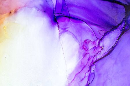 Magic Alcohol ink Abstract background. Modern art. Abstract artwork. Trendy colorful wallpaper.の写真素材