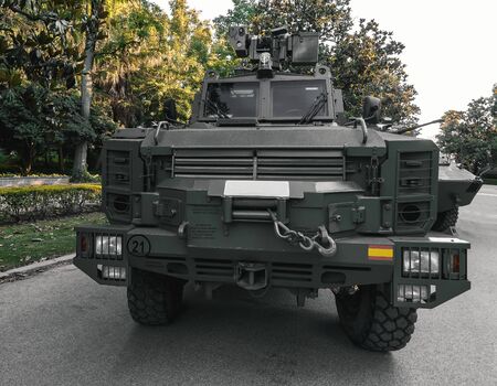 Mine-resistant ambush protected infantry mobility vehicle.の写真素材