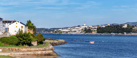 Landscape of Ribadeo. Lugo province. Tourism in Galicia. The most beautiful spots in Spain ..の写真素材