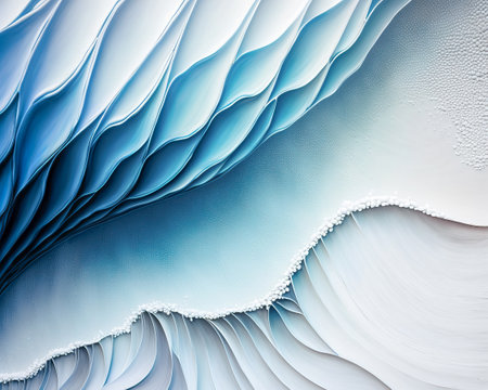 Abstract watercolor blue marine colors and white for textures. Fresh, cheerful and relaxing summer concept. Positive and healthy tones to background or wallpaper. Generative AIの素材