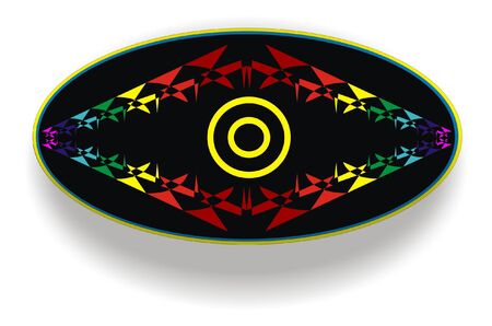 Colorful Eye Company Logo Stock Vectorのイラスト素材