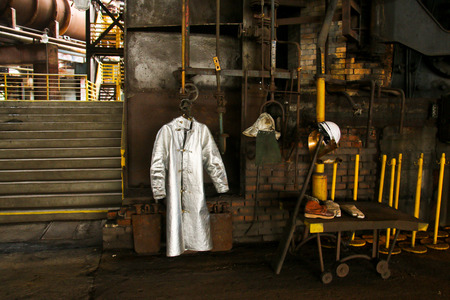 A picture from the abandoned industrial area used now as the industrial free time park.の写真素材