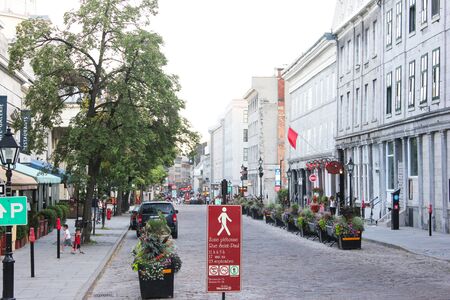 Montreal, Quebec, Canada- 07-09-2012: Old port of Montrealのeditorial素材