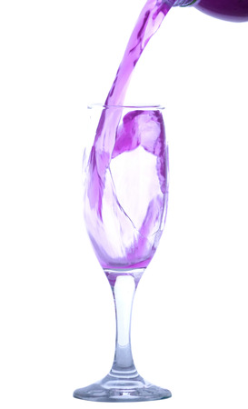  Wine, water flow to the glassの写真素材