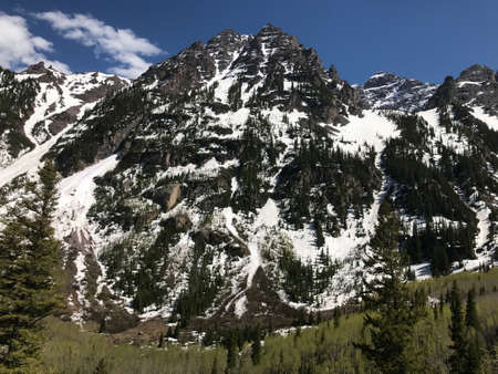 Maroon Belles, Coloradoの写真素材