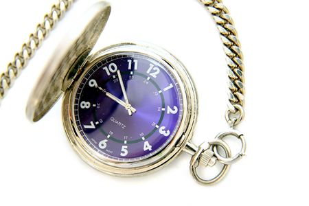 pocket watch and chainの写真素材