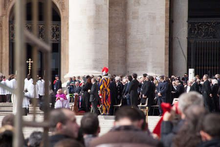 ROME, ITALY - MARCH 19: Pope Francis inauguration  mass - March 19, 2013 in Rome.
