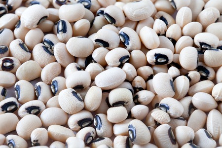Background of black-eyed peas or California beans.