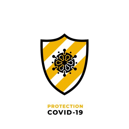 Lockdown Pandemic stop Novel Coronavirus outbreak covid-19のイラスト素材