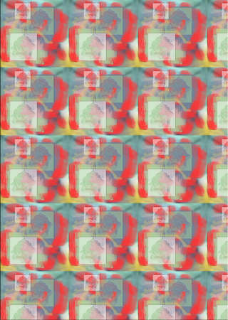 Textured tile pattern type with abstract roses 