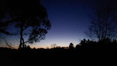 Dusk in the Upper Peninsula of Michiganの写真素材