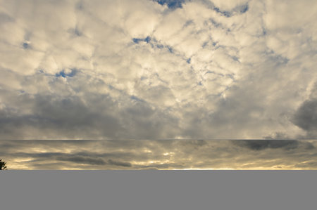 clouds sky before sunset over the Mediterranean sea 14