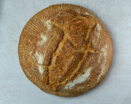 delicious homemade whole grain bread fresh from the oven