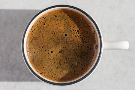 Top view of a cup of Turkish coffee 1