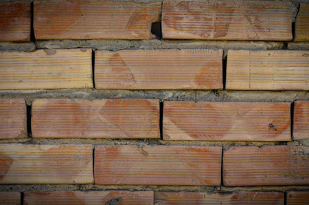the old red brick wall