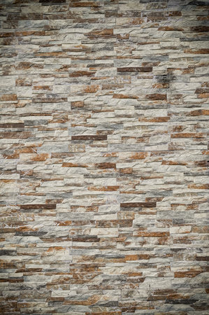 Stacked stone wall background horizontal