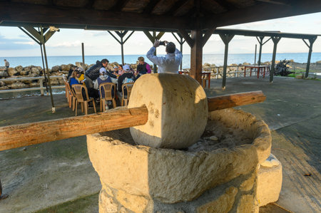 An old stone mill near a restaurant in Cyprus 3